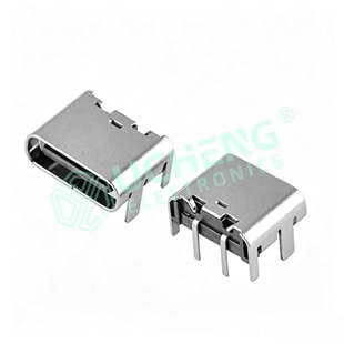 TYPE-C 2P板上DIP加长脚 6.8L