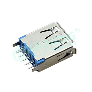 USB 3.0AF 180度直插13