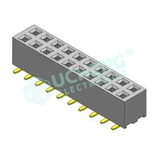 2.0 双排SMT排母  H=4.0/4.3/4.6