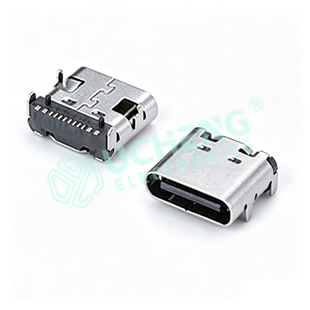 Type-C 16P On-board 4-Feet DIP+SMT L7.35 Type-C 16P On-board 4-Feet DIP+SMT L7.35