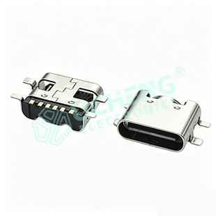 Type-C 6P Board Mount 4Pin SMT 6.8L