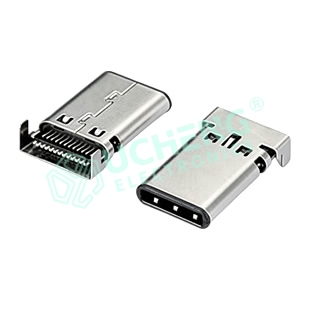 Type-C 24P Sink 0.95 Dual Row DIP+SMT L13.75