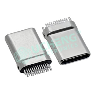 Type-C Male 24PIN Clamp 0.8 With Ground L10.7