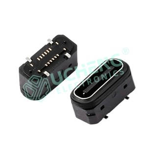 Type-C 16P 4-Feet Vertical SMT H6.0 IPX5 Waterproof Type-C 16P 4-Feet Vertical SMT H6.0 IPX5 Waterproof