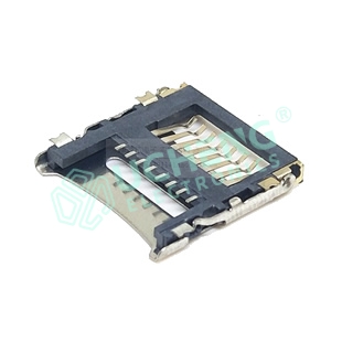 TF-134Y-TF卡座1.8H翻盖式8P-