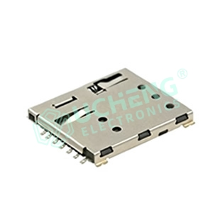 Nano SIM卡座 小卡 自弹式7P