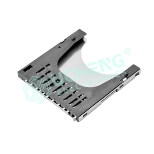 SD-290Y-SD自弹式内焊式Push卡座10P卧式贴片-