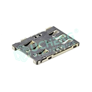 SIM-122Y-Nano SIM卡座 插拔式 6P 1.13H 双压-