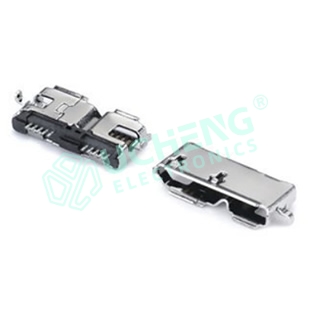 Micro 3.0 10P 2Pin DIP Crimped Edge L5.60 Body11.30
