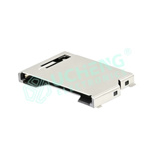 SD简易卡座 内存卡槽 短体不带自弹 11P