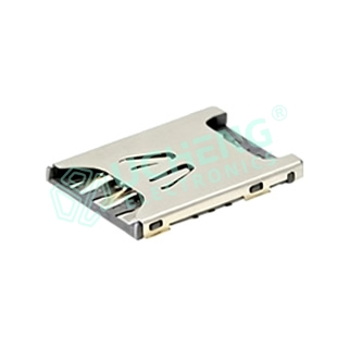 Nano SIM卡座 插拔式 6P 1.13H 双压