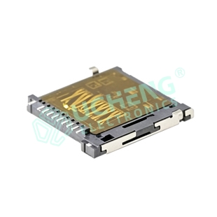 SD-149Y-MicroSD卡座 push type沉板式H2.30mm-