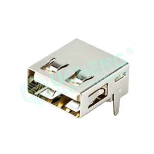 USB2.0 AF 90Deg 13.7 Straight Edge Straight Pin