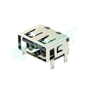 USB2.0 AF 90Deg 4Pin Straight Edge SMT