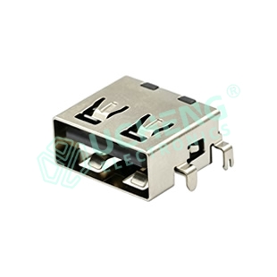 USB2.0 AF Short Sink 1.9 SMT Straight Edge