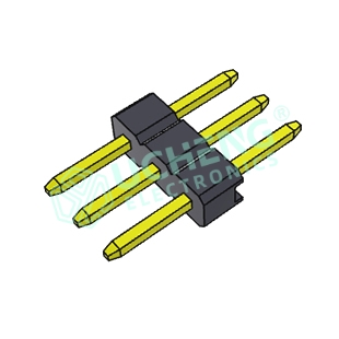 1.0mm 1×40P Single Mold Pin Header H1.5