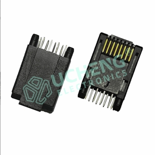 RJ45公头 长款8P8C插件DIP立式