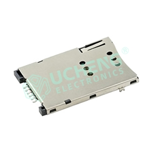 6P Push-Push SIM Socket