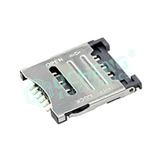 6P 1.8H Flip Micro SIM Socket