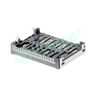 SD-173Y-SD卡座 耐高温带开关高速21P-