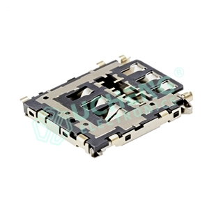 SIM-150Y-NanoSIM卡座 7pin带开关耐高温快速-