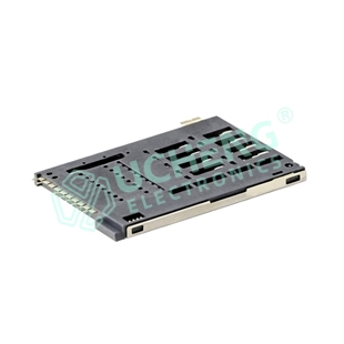 SIM-274Y-SIM卡座8P 6+2自弹式大卡座-