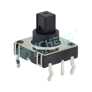 10.00mm × 10.00mm through-hole 5-direction multi-function switch (Up/Down/Left/Right/Center)