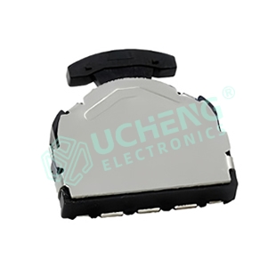 11.80mm × 11.70mm SMD 3-position scroll wheel multi-function switch