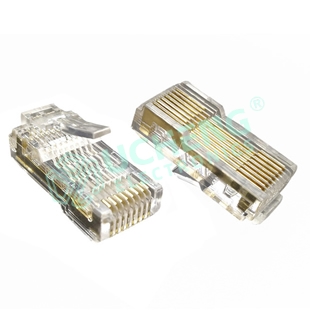 8P8C RJ45 Bidirectional Joint 26mm Long Gold Pin Inverter Use