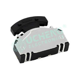 9.50mm × 8.25mm SMD 3-position scroll wheel multi-function switch
