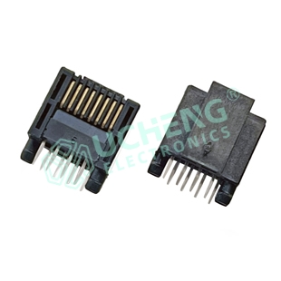 8P8C Short Body DIP Plug-in RJ45 Male Connector