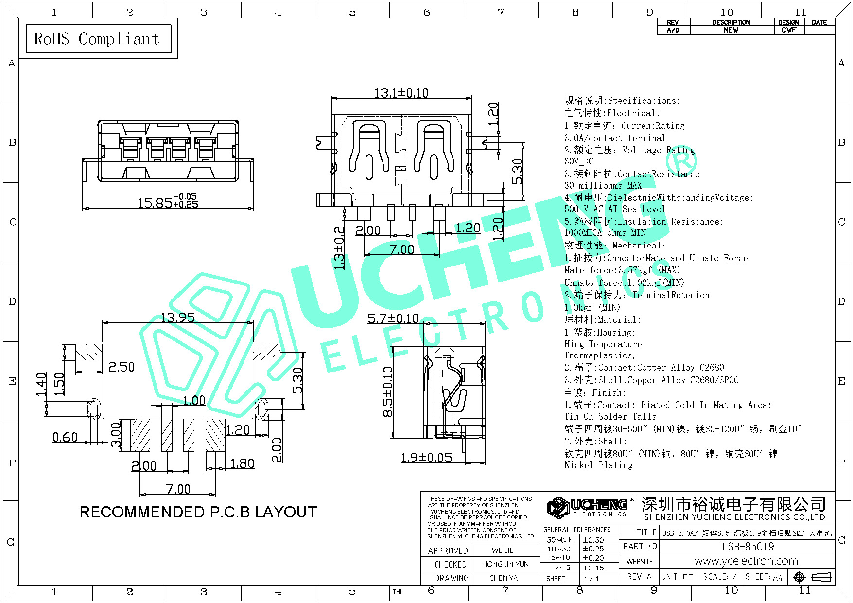 USB-85C19-USB 2